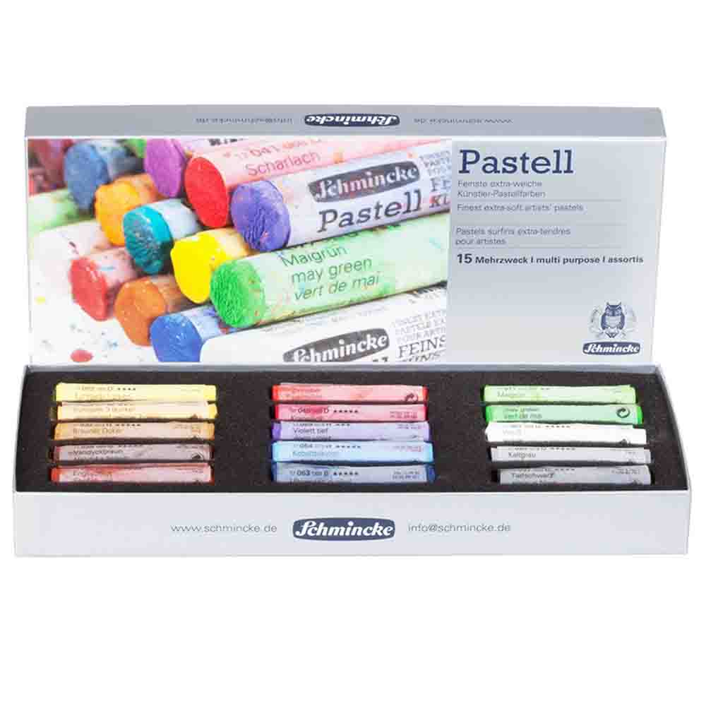 SCHMINCKE  Pastel box  Cardboard set /15 