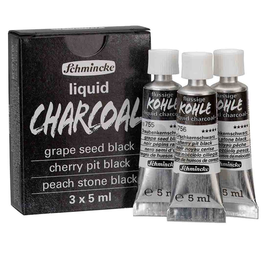 SCHMINCKE  Pigments Trio liquid trio liquid charcoal