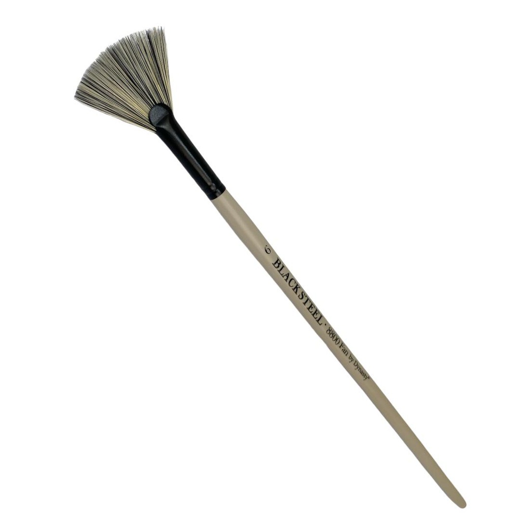 Fan Black Steel® Long Handle 6