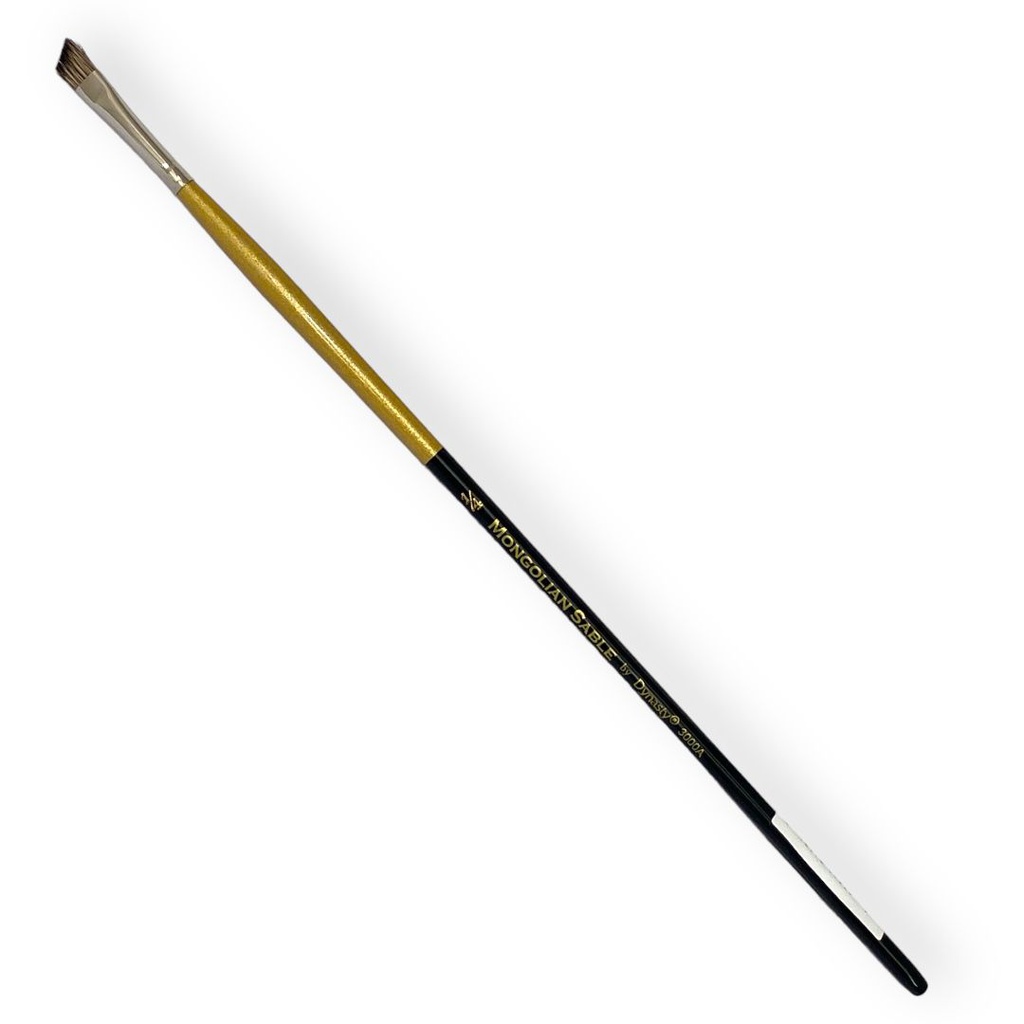 Angle Mongolian Sable® Long Handle 1/4