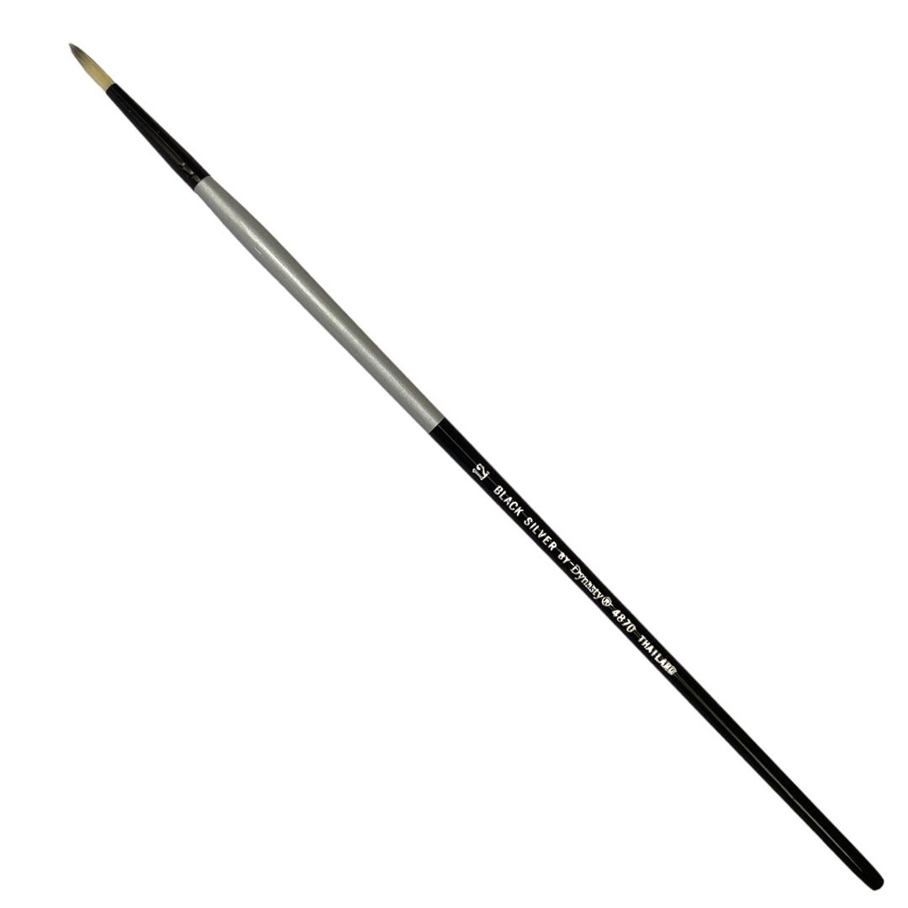 Flat Black Silver® Long Handle 12