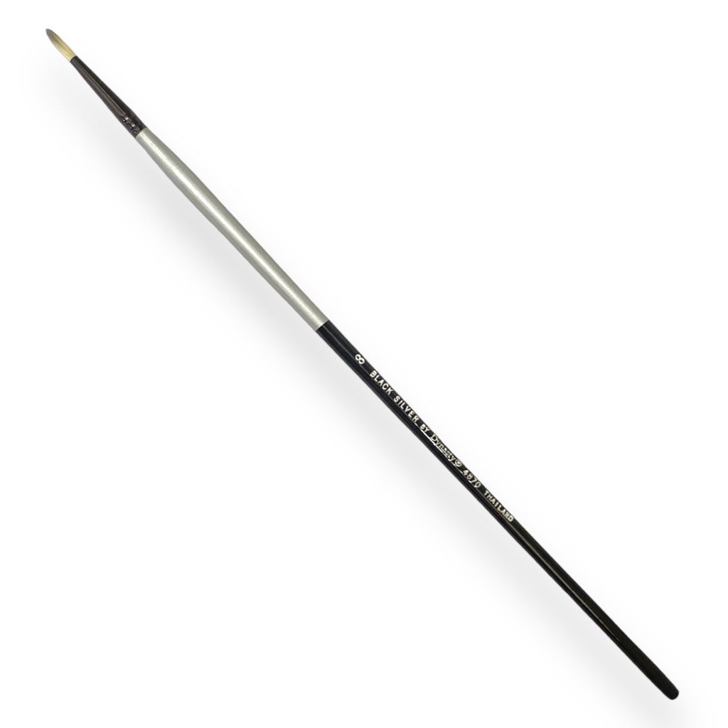 Flat Black Silver® Long Handle 8