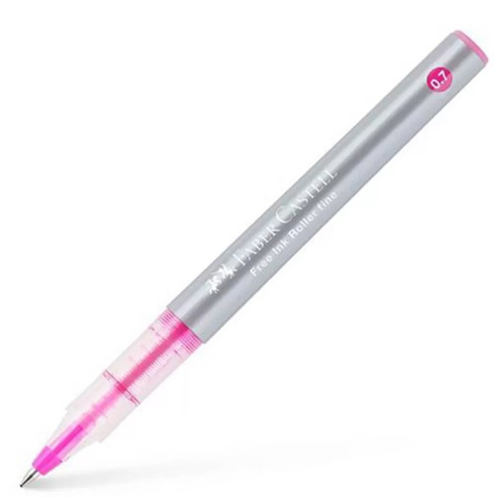 قلم حبر سائل 0.7مل زهري FABER-CASTEL