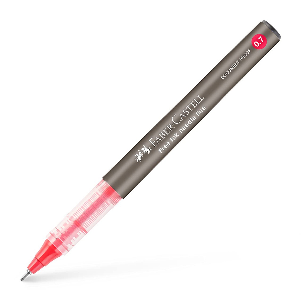 قلم حبر سائل 0.7مل احمر FABER-CASTEL