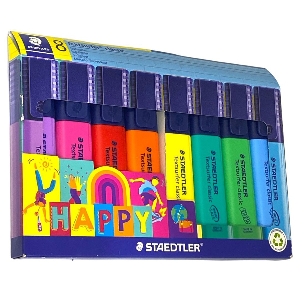 قلم تظهير ستدلر 8 لون STAEDTLER