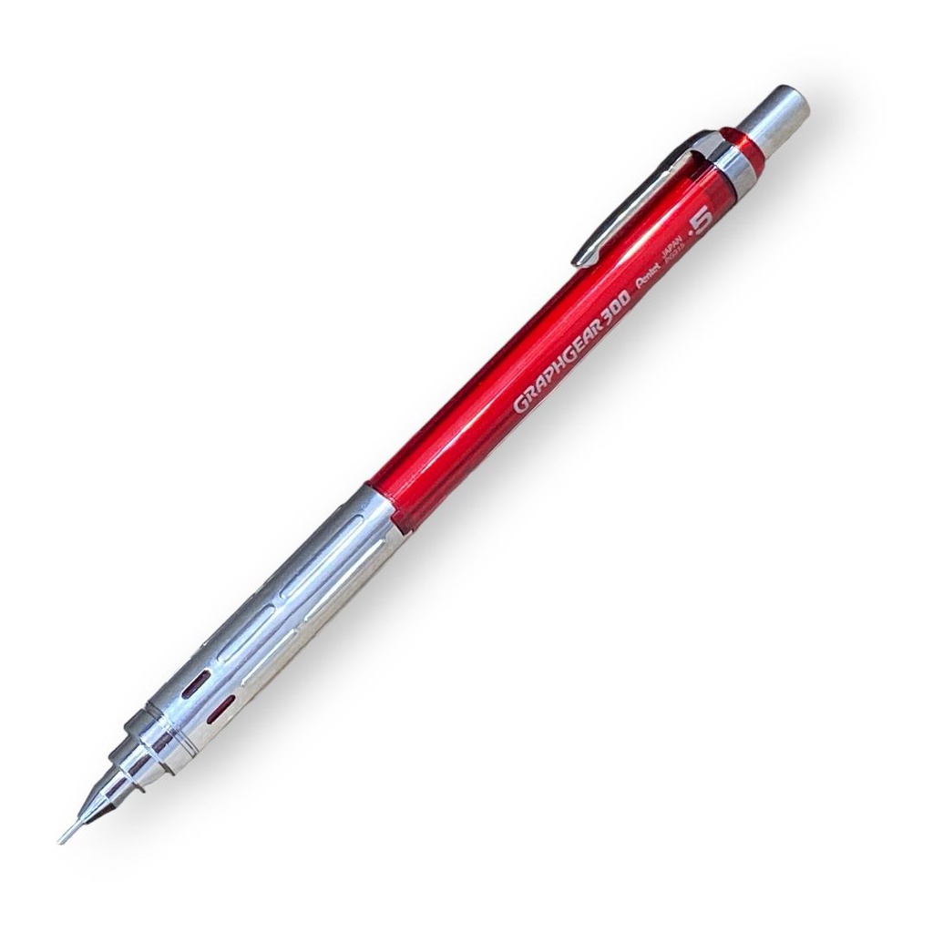 قلم رصاص ضغط 5ملم احمر PENTEL
