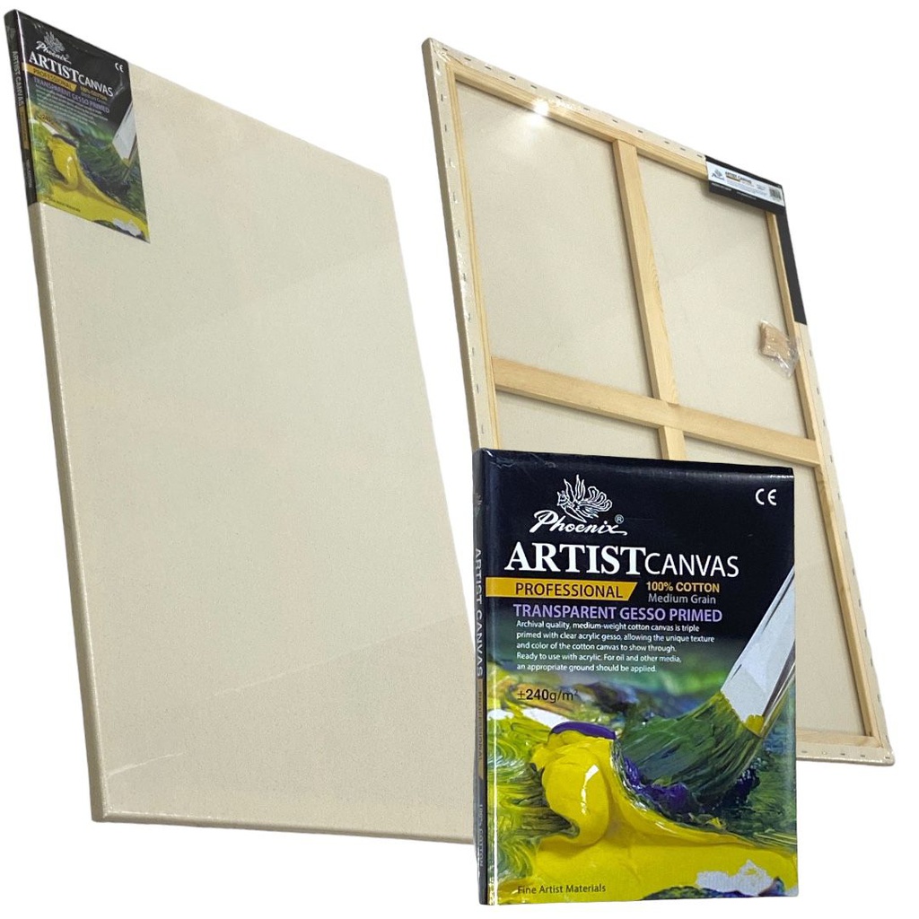 PHOENIX Transparent Gesso Primed Stretched Canvas 120X160CM