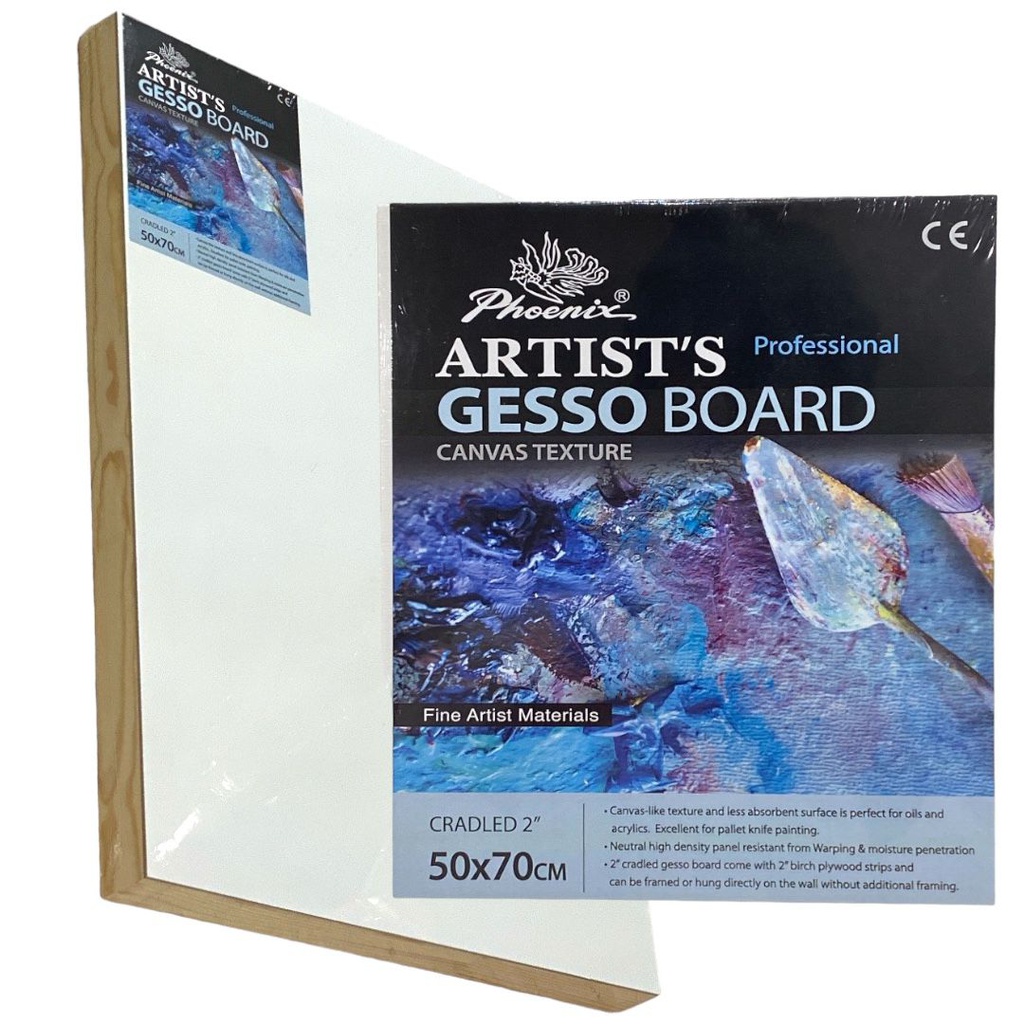 Painting Board, Cradled 2” Deep 50X70CM