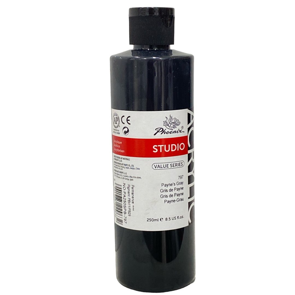 ACRYLIC COLOR VALUE SERIES 250ML BOTTLE 797
