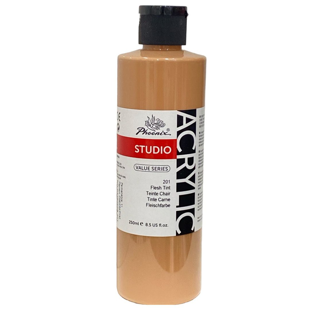 PHOENIX Acrylic Color Value Series 250ML Bottle Flesh Tint 201