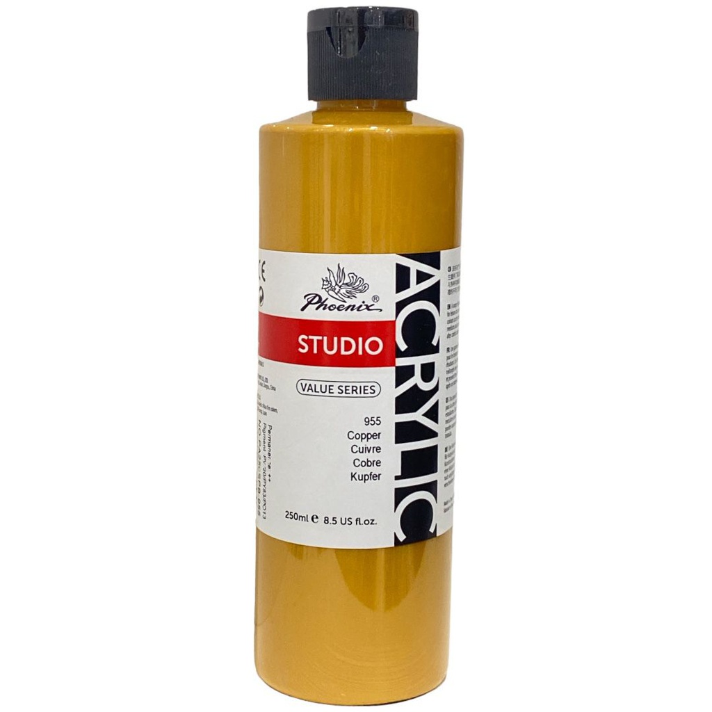 PHOENIX Acrylic Color Value Series 250ML Bottle Copper 955