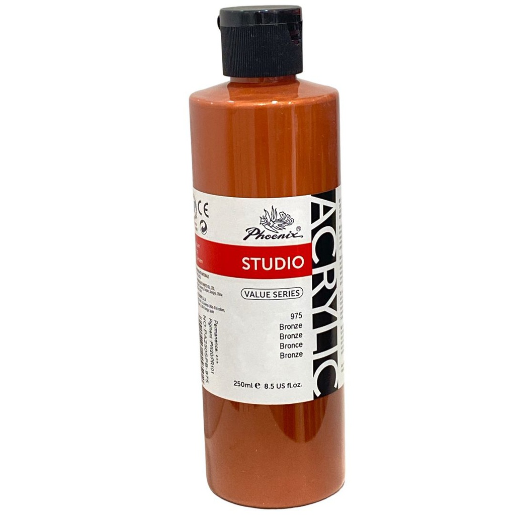 PHOENIX Acrylic Color Value Series 250ML Bottle Bronze 975