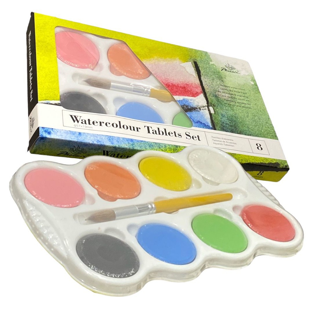 Water Colour Tablet D57 Set of 8 