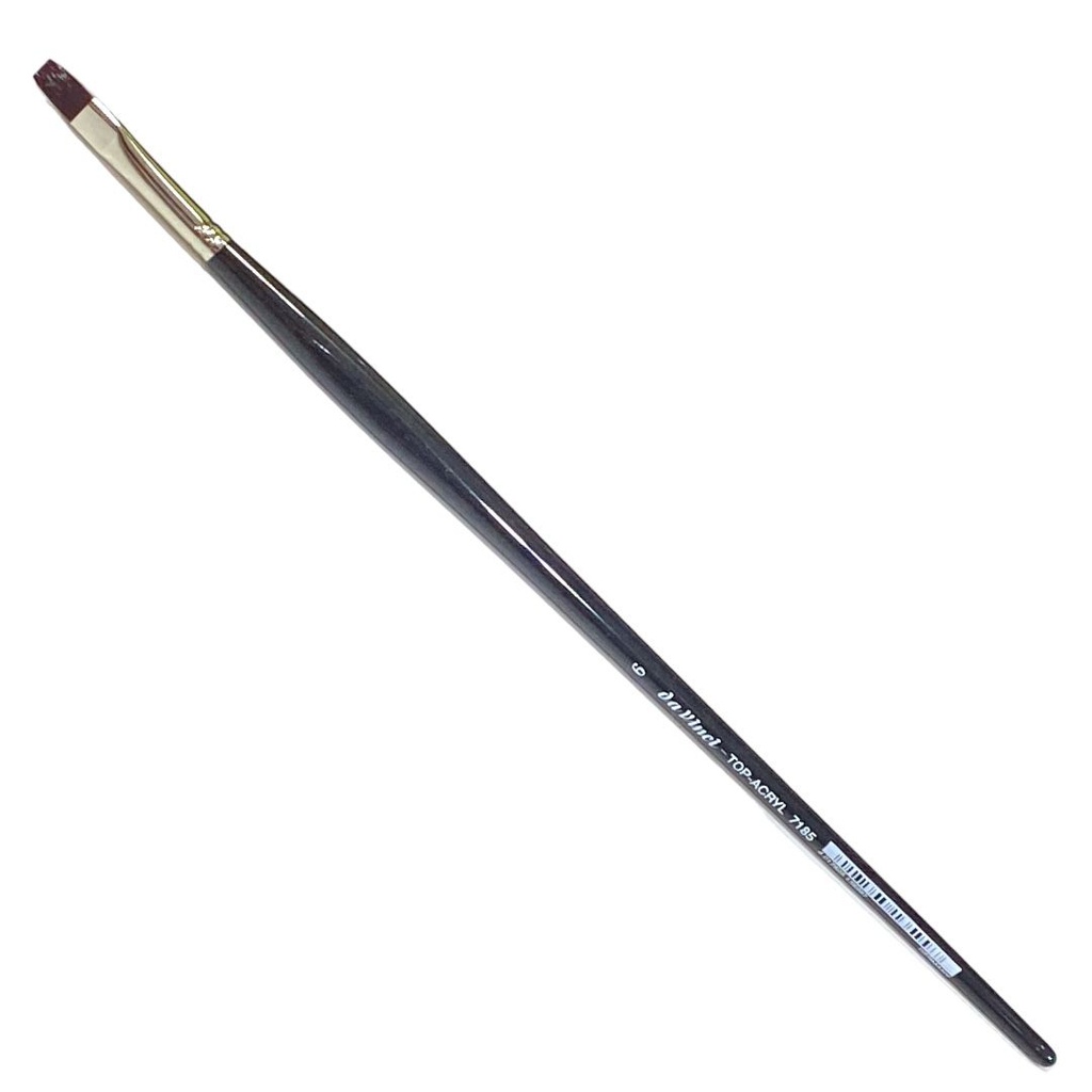 TOP-ACRYL BRUSH Flat anthr. esagonal handle