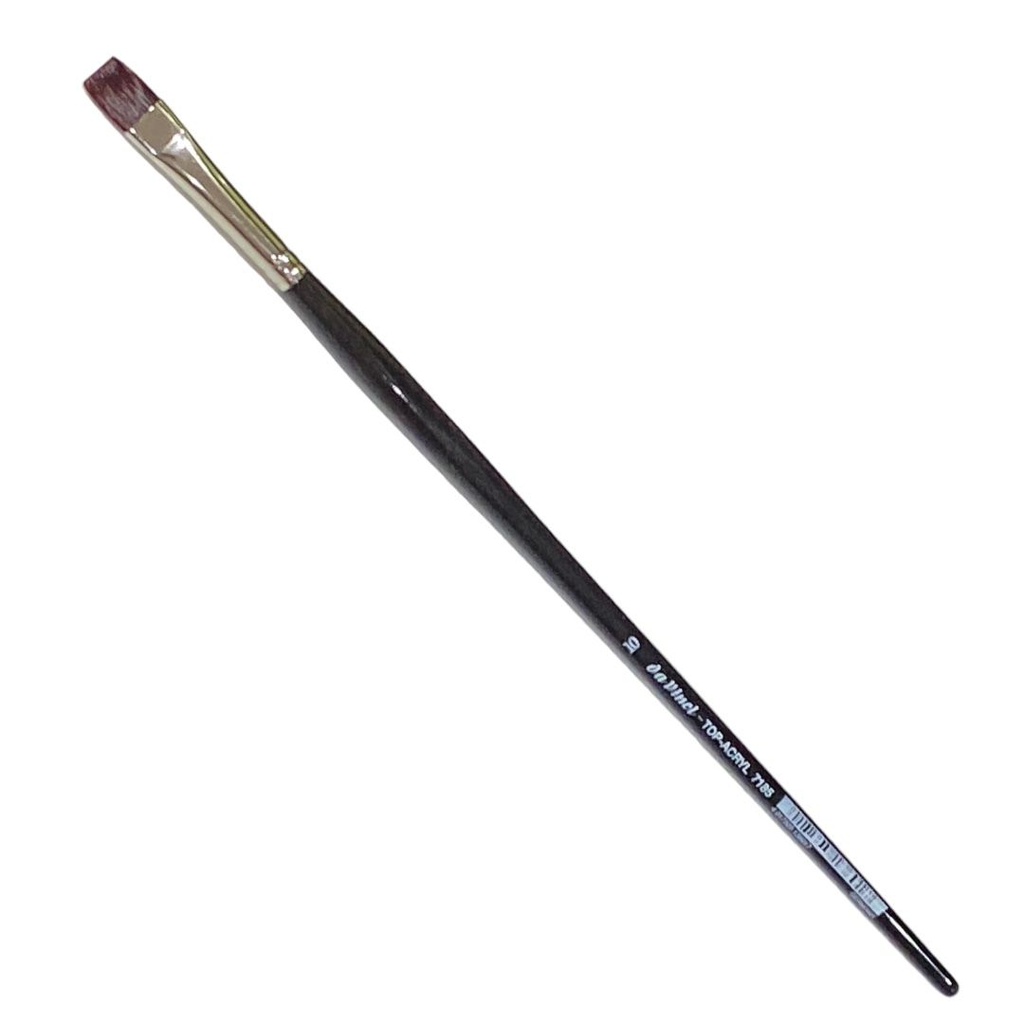 TOP-ACRYL BRUSH Flat anthr. esagonal handle