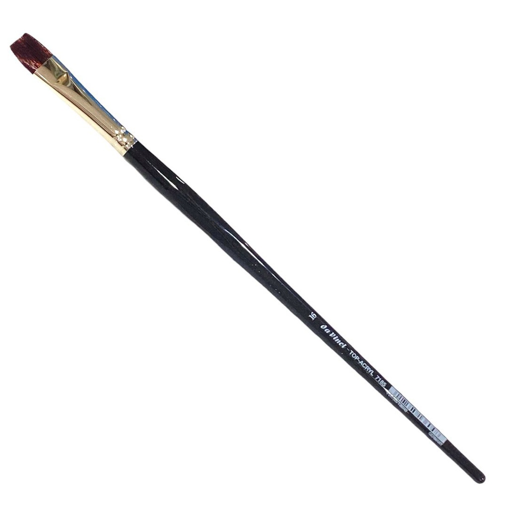 TOP-ACRYL BRUSH Flat anthr. esagonal handle