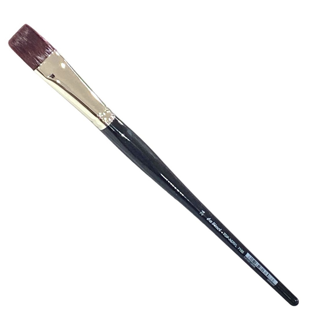 TOP-ACRYL BRUSH Flat anthr. esagonal handle