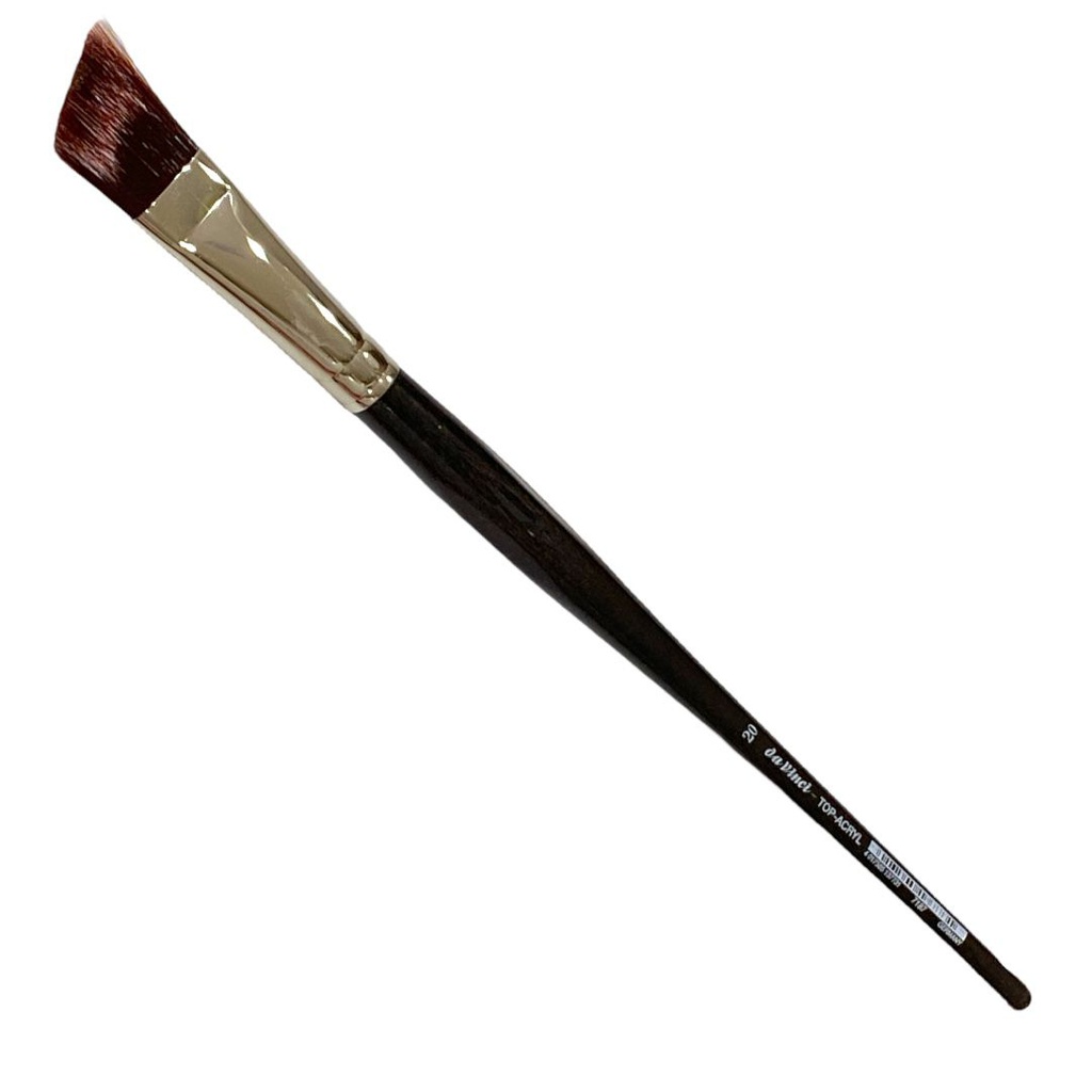 TOP-ACRYL BRUSH ANGLED SHAPE anthr. esagonal handle