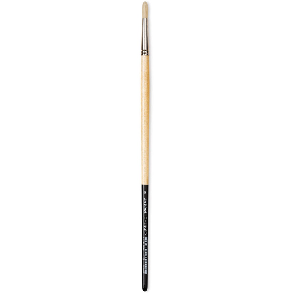 CHUNEO OILPAINTING BRUSH,round white synthetic bristle