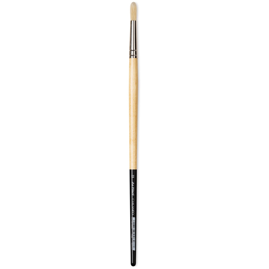 CHUNEO OILPAINTING BRUSH,round white synthetic bristle