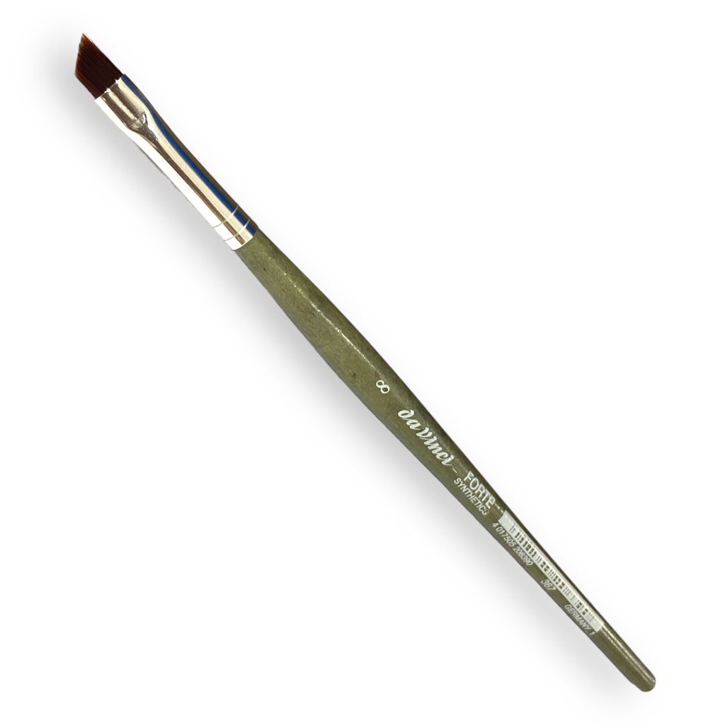 da Vinci FORTE slanted shape red-brown synthetics