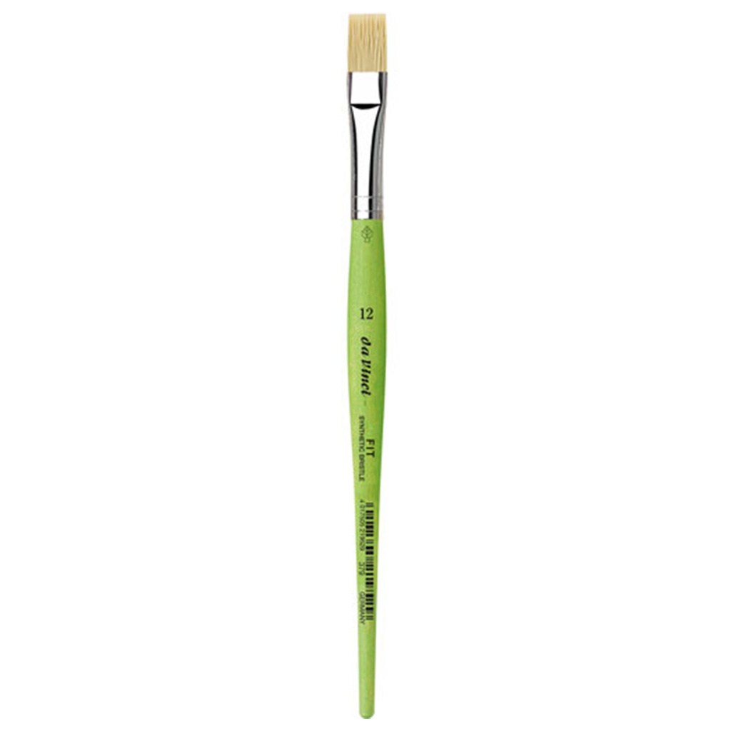 DA VINCI FIT SYNTHETICS FLAT BRUSH SYNTHETIC BRISTLE - SERIES 379 / 12