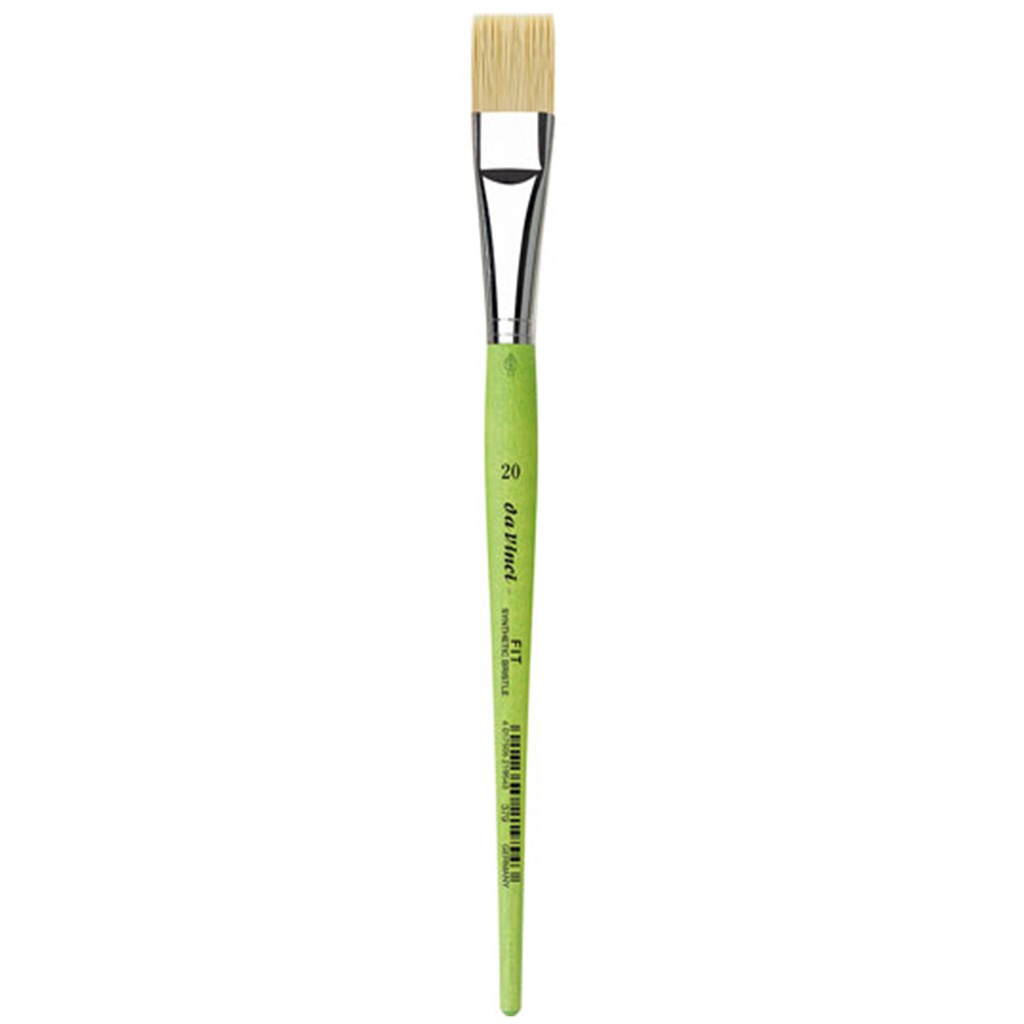 DA VINCI FIT SYNTHETICS FLAT BRUSH SYNTHETIC BRISTLE - SERIES 379 / 20