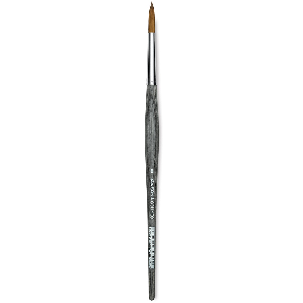 Da Vinci Colineo Synthetic Kolinsky Sable Brush - Round, Size 8 Short Handle