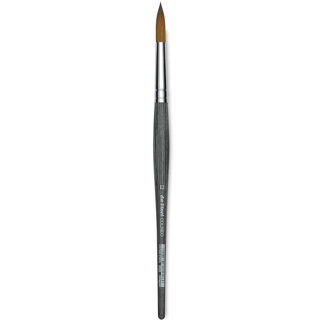 Da Vinci Colineo Synthetic Kolinsky Sable Brush - Round, Size 12 Short Handle