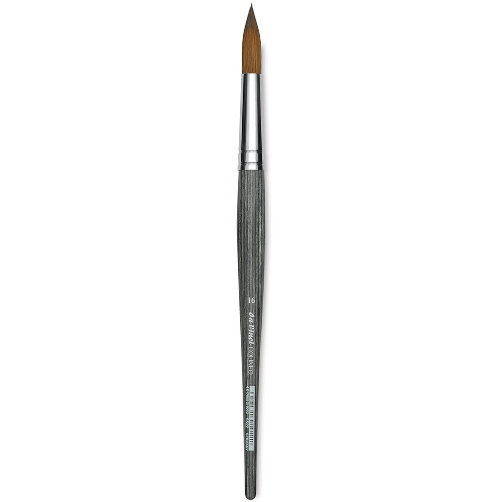 Da Vinci Colineo Synthetic Kolinsky Sable Brush - Round, Size 16 Short Handle