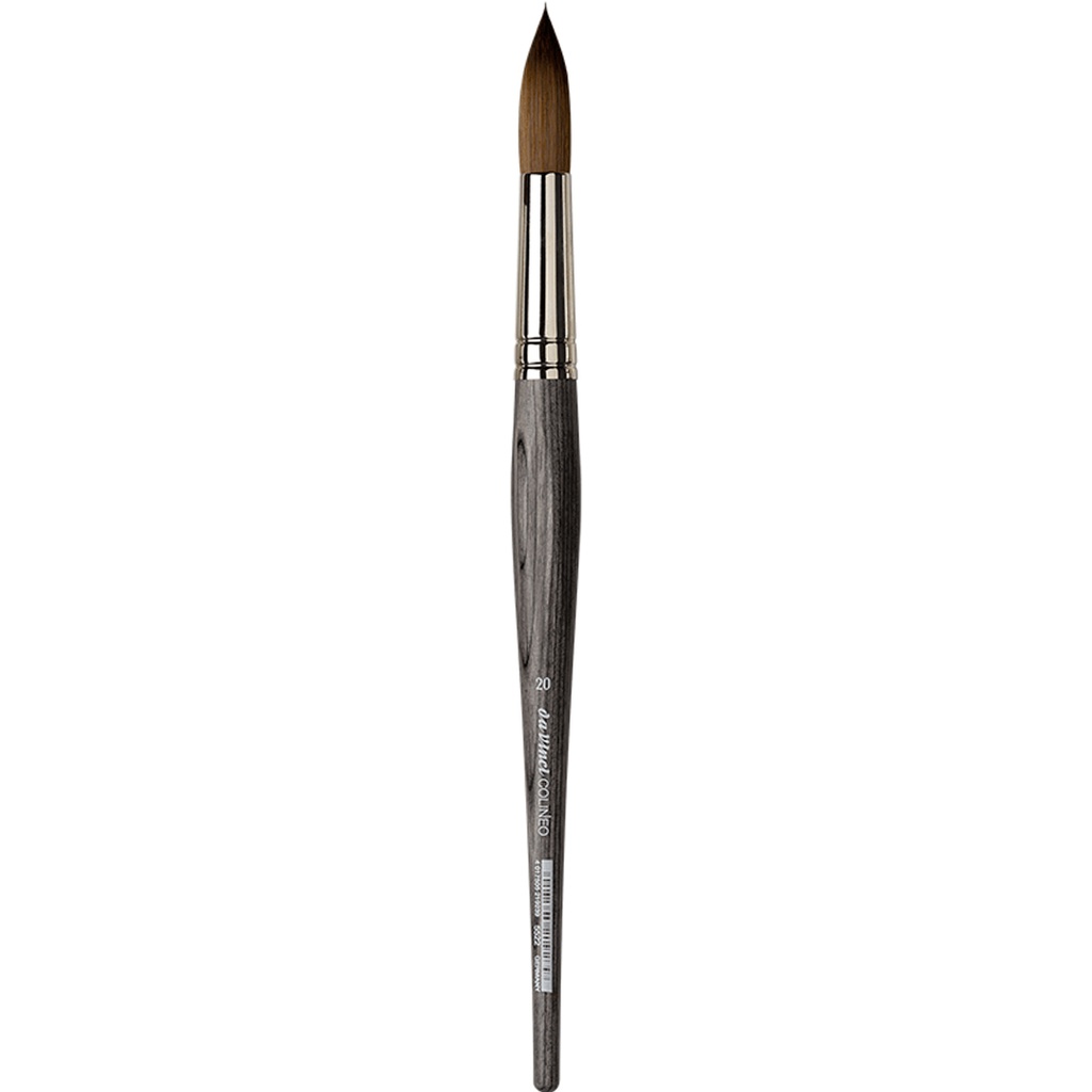 Da Vinci Colineo Synthetic Kolinsky Sable Brush - Round, Size 20 Short Handle