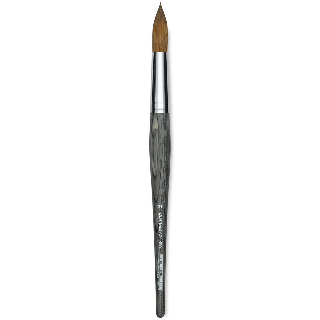 Da Vinci Colineo Synthetic Kolinsky Sable Brush - Round, Size 24 Short Handle