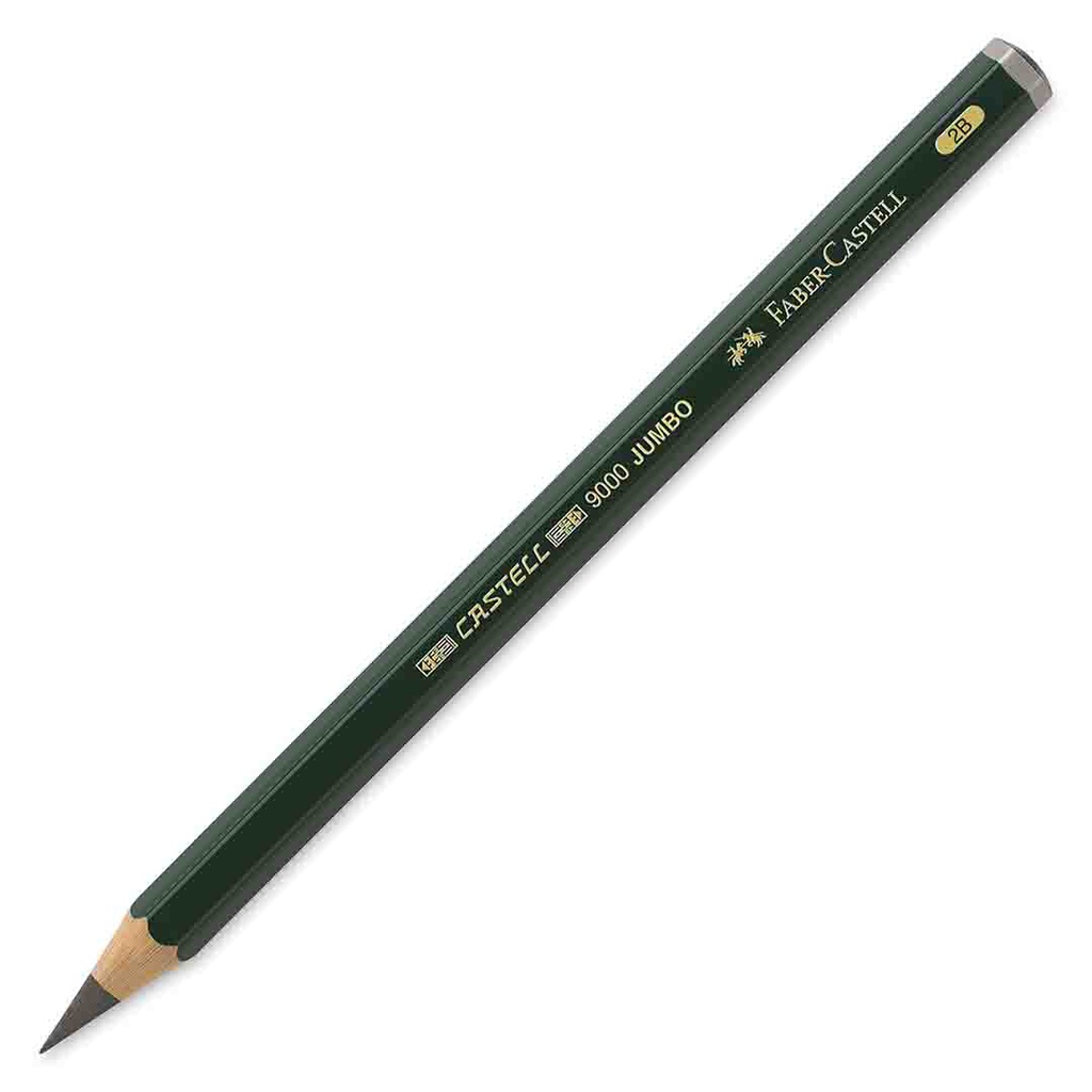 FABER-CASTEL Graphite pencil Castell 9000 Jumbo 2B bx/6