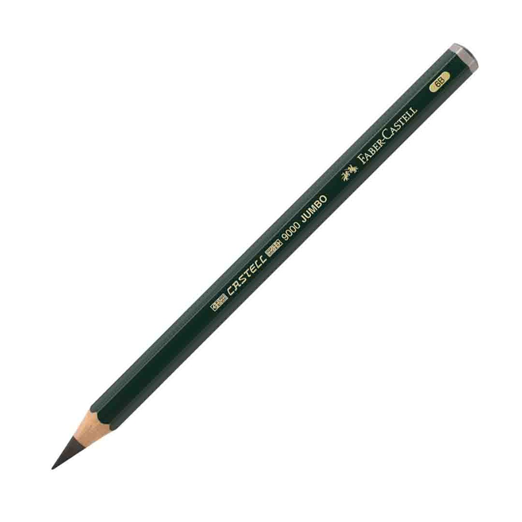 FABER-CASTEL Graphite pencil Castell 9000 Jumbo 6B bx/6