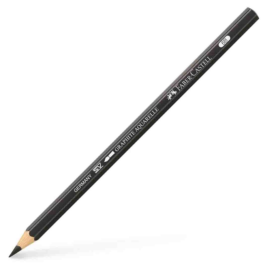 FABER-CASTEL Graphite Pencil Aquarelle 6B bx/6