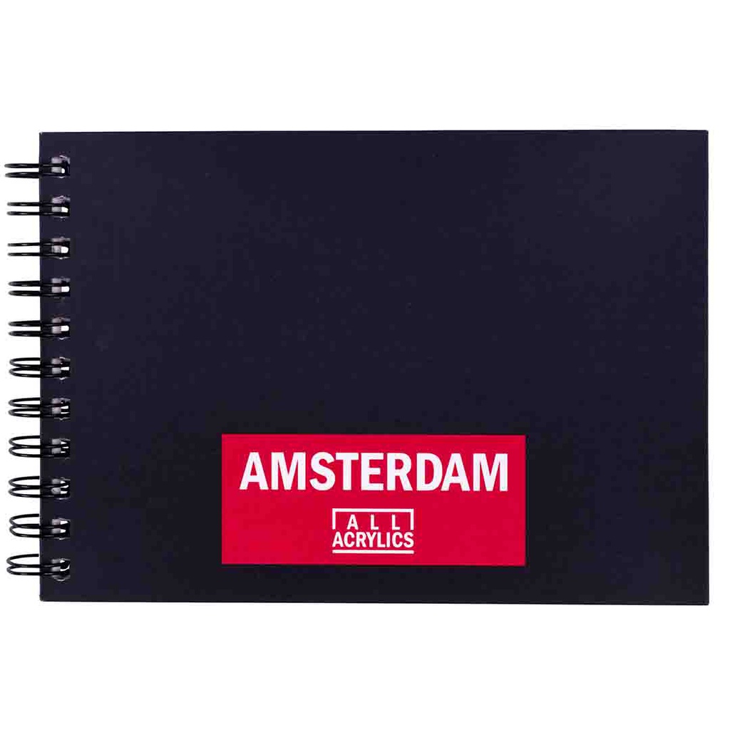 Amesterdam Acrylic BLACK BOOK A5 250G