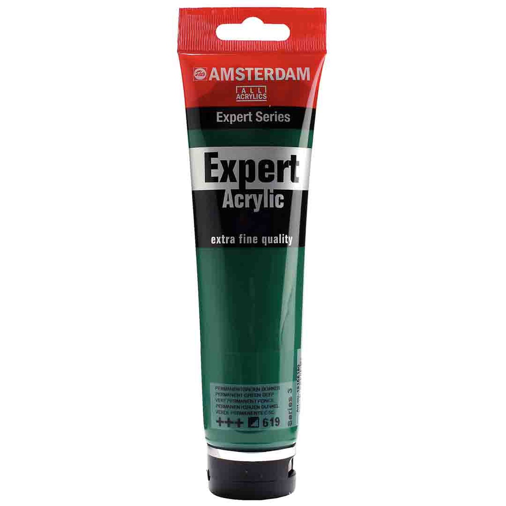 Amsterdam Acrylic color Expert series 150ML Permanent Green Deep