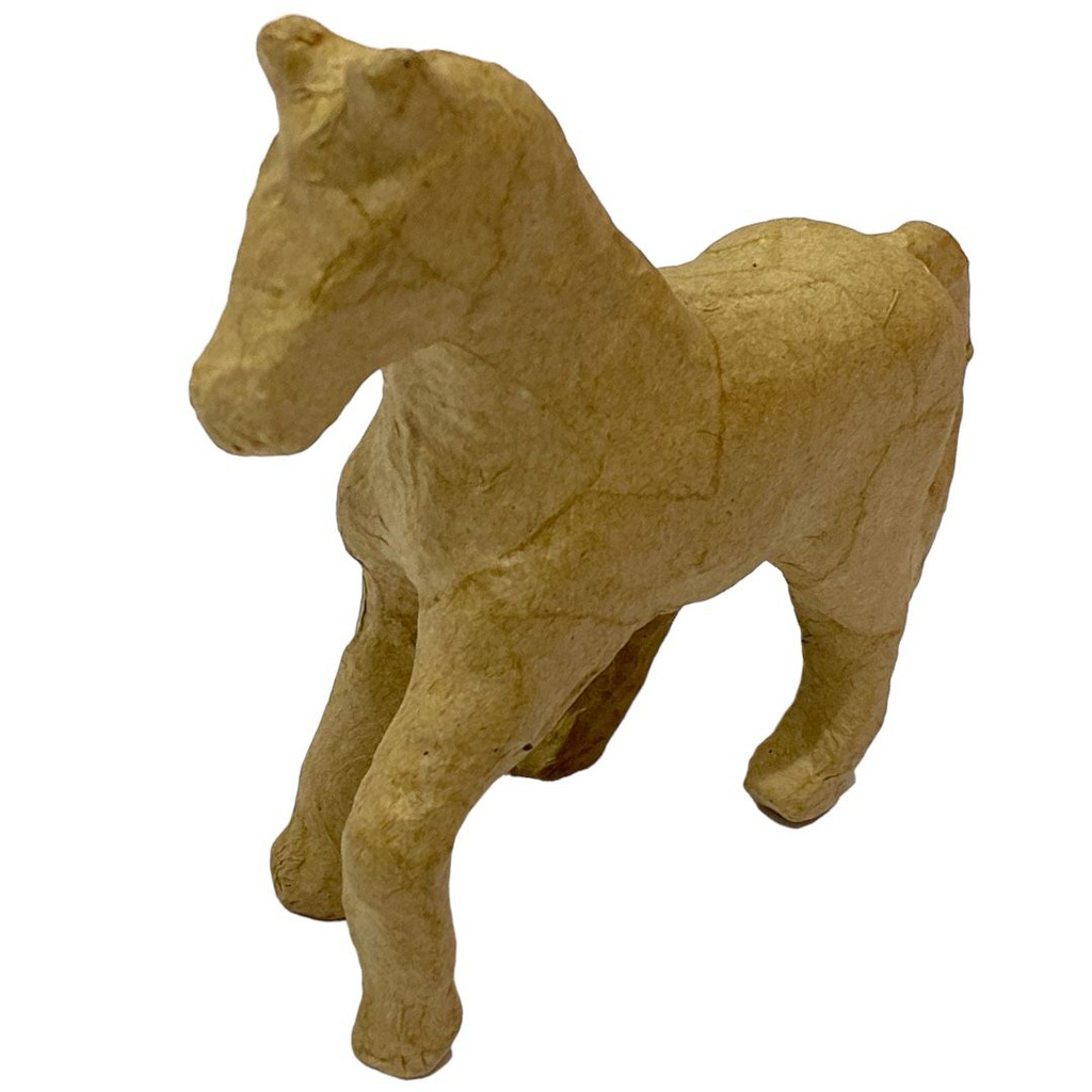 ديكوباج الورق المعجن تمثال حصان