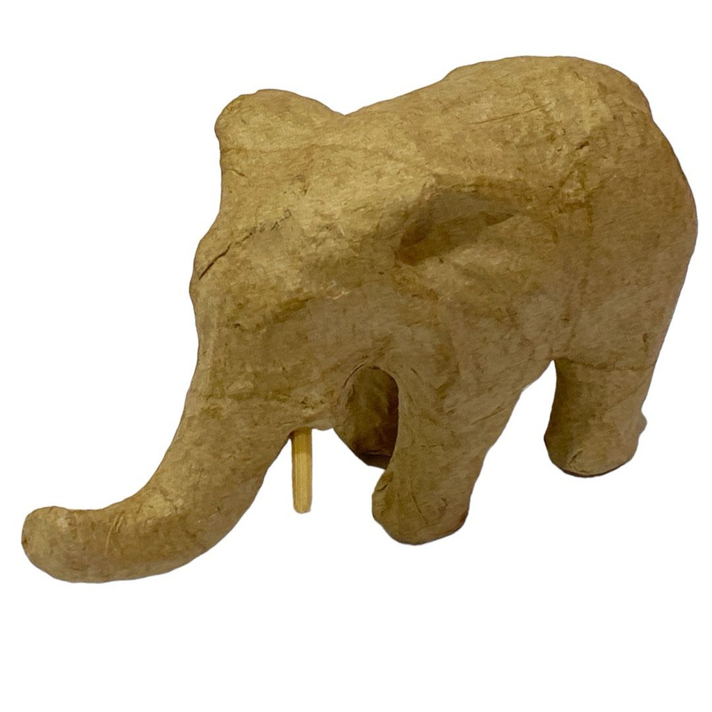 ديكوباج الورق المعجن تمثال فيل