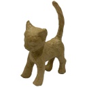 ديكوباج الورق المعجن تمثال قطة