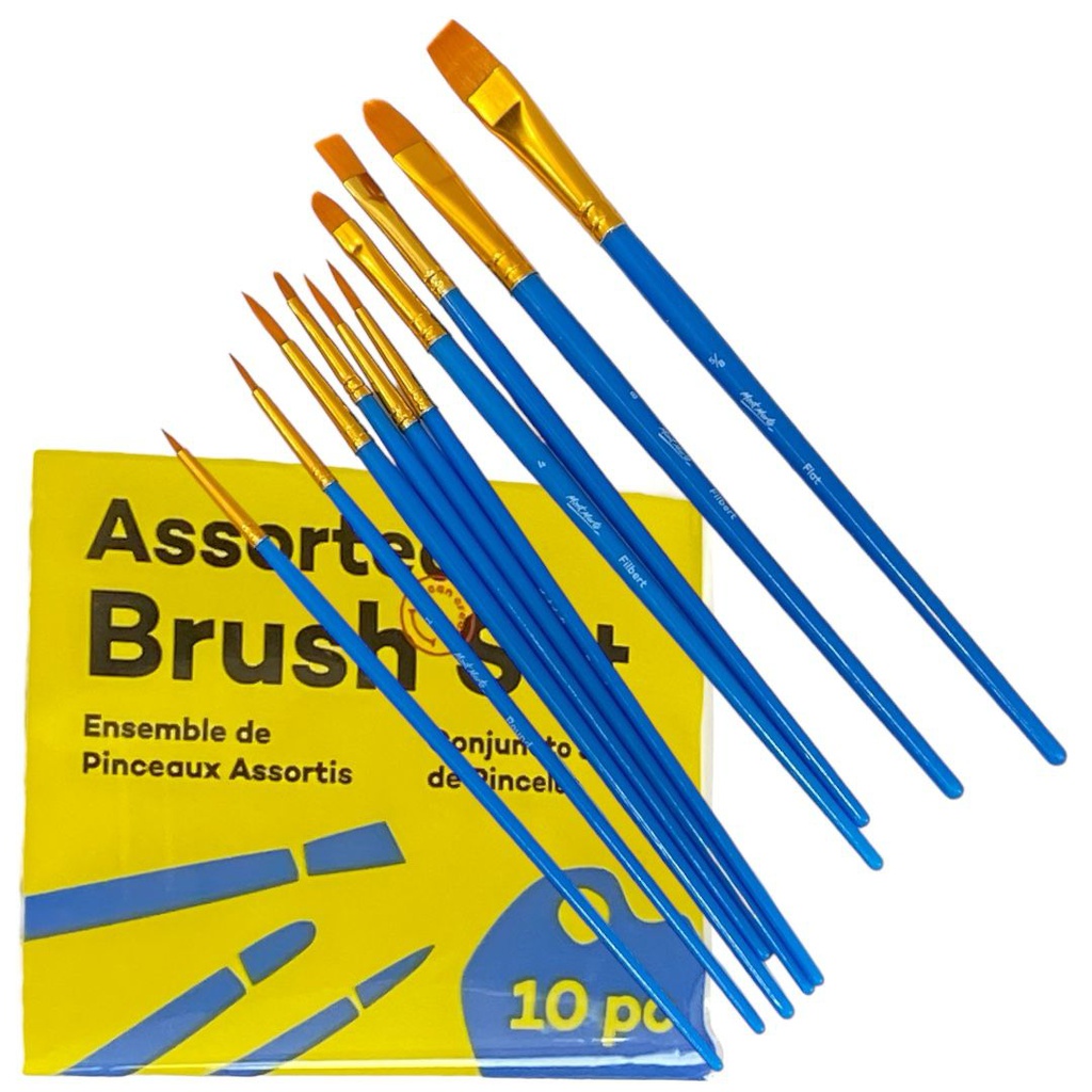 Mont Marte Assorted Brush Set 10pc