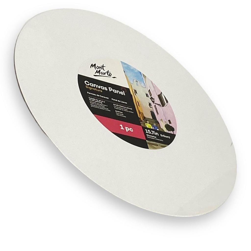 Mont Marte Canvas Panel Round 40cm