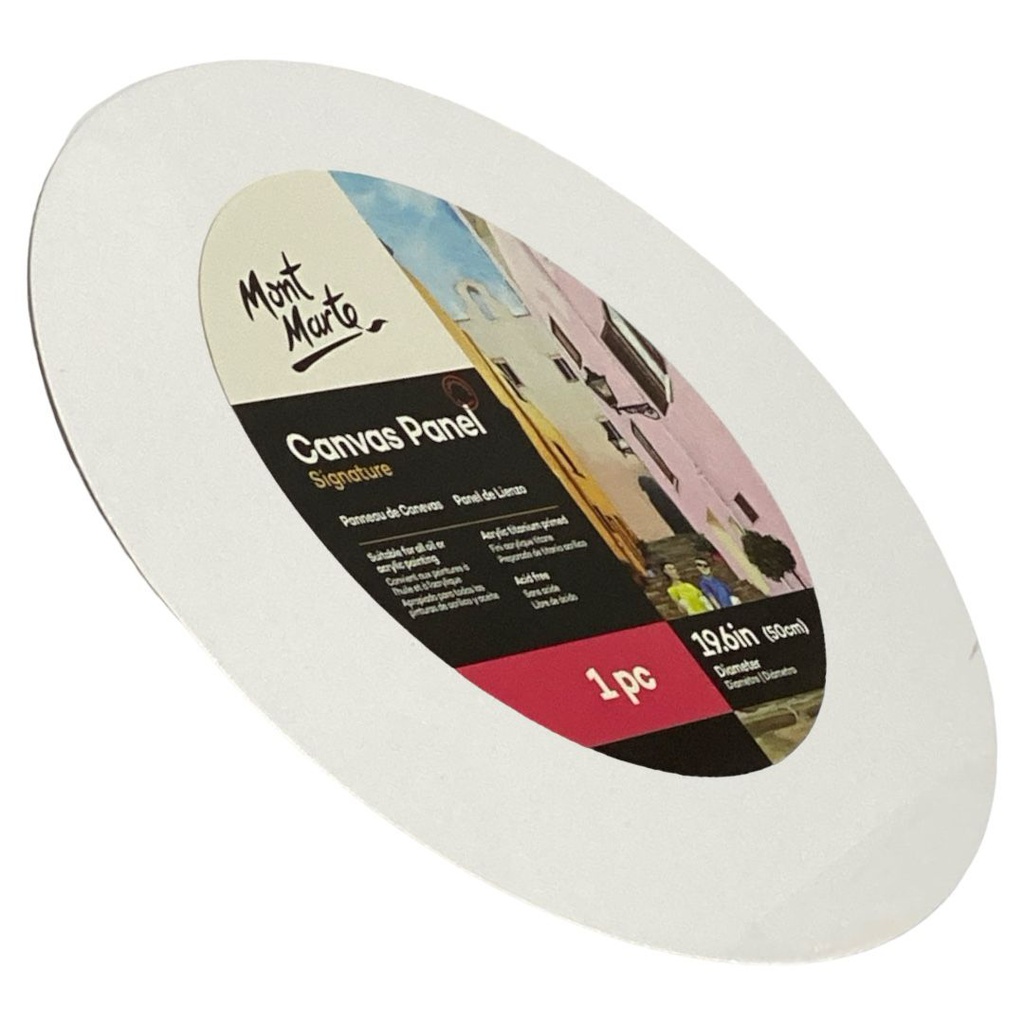 Mont Marte Canvas Panel Round 50cm