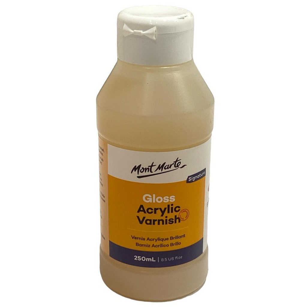 Mont Marte Gloss Acrylic Varnish 250ml