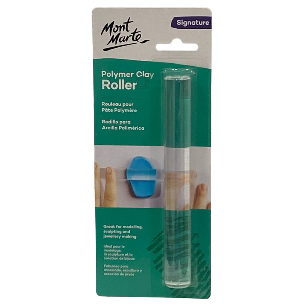 Mont Marte Polymer Clay Roller - Clear Acrylic 16cm
