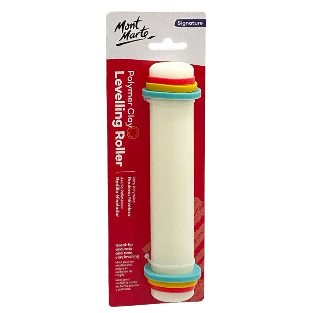 MM Polymer Clay Levelling Roller with bands 20cm