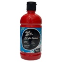 MONT-MARTE Acrylic Colour 500ml bottle - Brilliant Red