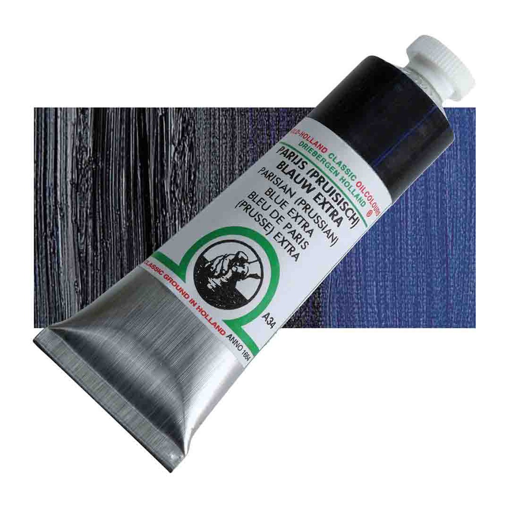 Old Holland - Oil Colour Tube 40ml Parisian (Prussian) Blue Extra