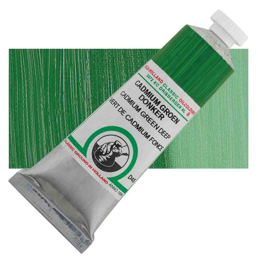 Old Holland - Oil Colour Tube 40ml Cadmium Green Deep