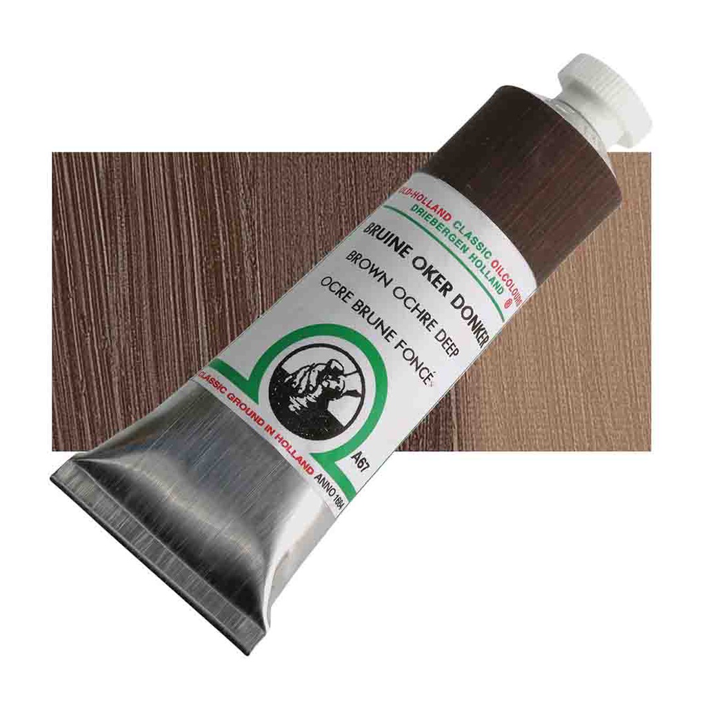 Old Holland - Oil Colour Tube 40ml Brown Ochre Deep